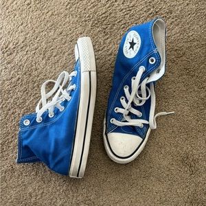 Blue High Top Converse